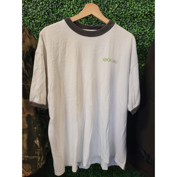 vtg y2k XBOX 360 RINGER tee x-large xl // 06 gaming xbox halo forza promo logo - Picture 2 of 4
